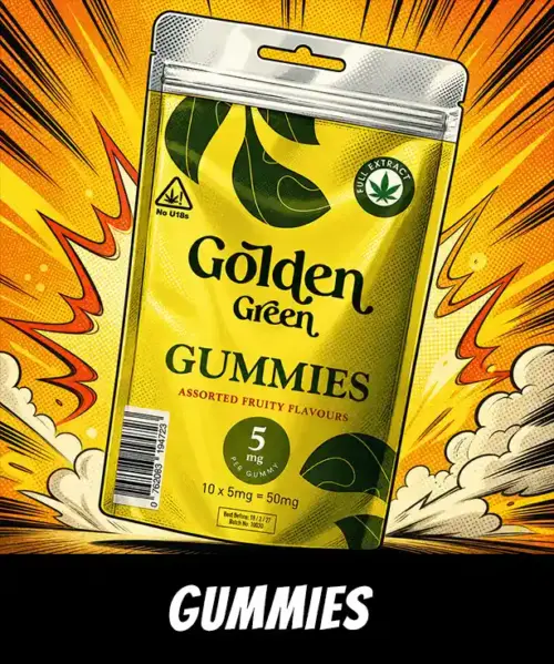 Golden Green Gummies 5mg