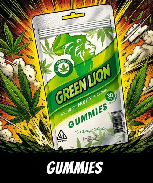 Green Lion Gummies 30mg